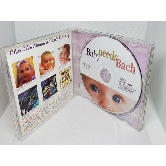 Baby Needs Bach Classical Music For Baby CD No Scratches Clean - Picture 7 of 8